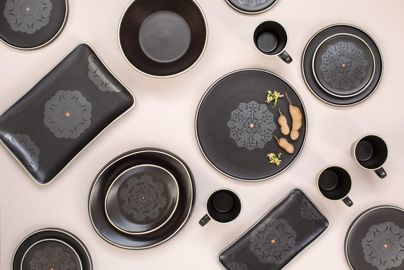 Rectangle Platter Set Reflection (1 Large & 1 Medium)