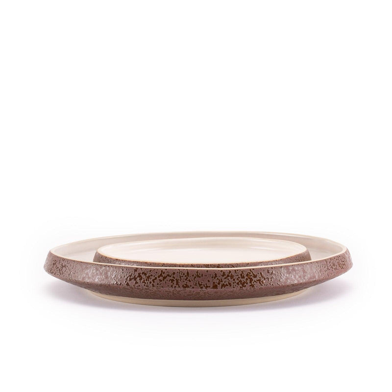 Edge Oval Platters Set (1 Large & 1 Medium)