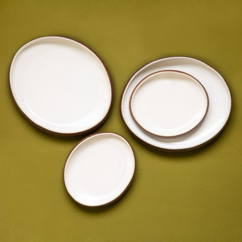 Edge Oval Platters Set (1 Large & 1 Medium)