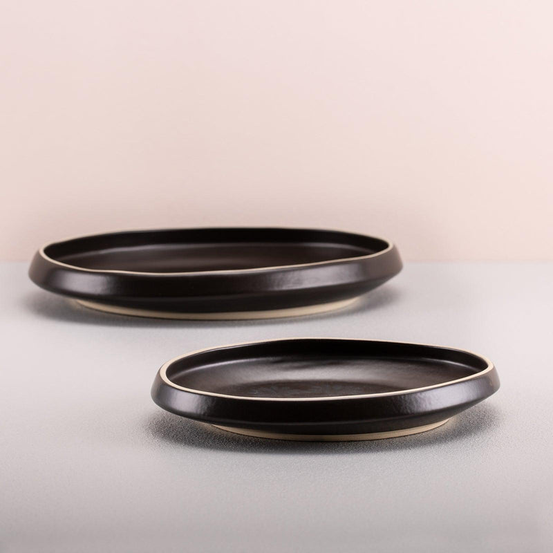 Oval Platters Set Reflection (1 Large & 1 Medium)