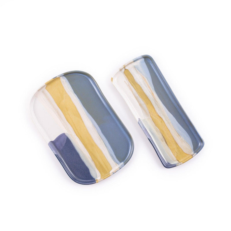 Rectangle Platter Set Tofino (1 Large & 1 Medium)