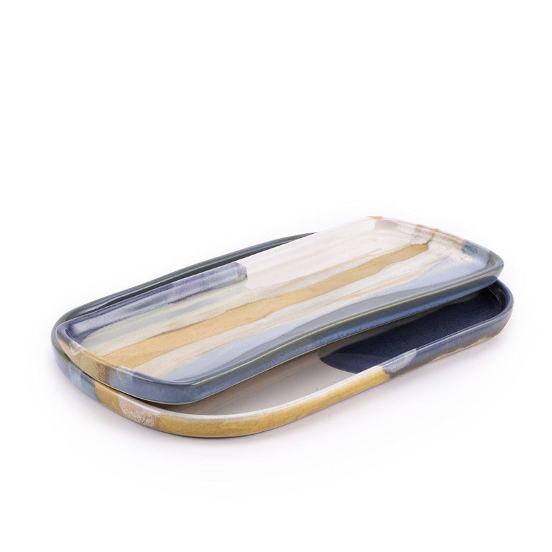 Rectangle Platter Set Tofino (1 Large & 1 Medium)