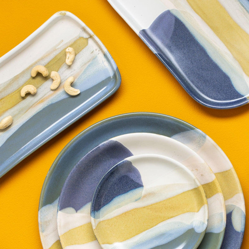 Rectangle Platter Set Tofino (1 Large & 1 Medium)