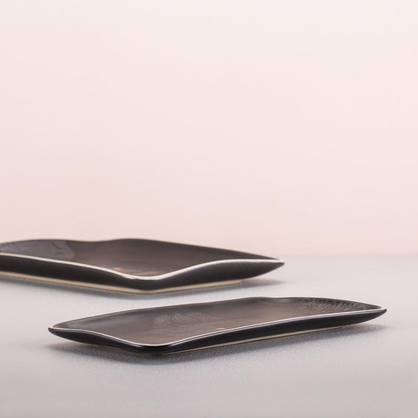 Rectangle Platter Set Reflection (1 Large & 1 Medium)