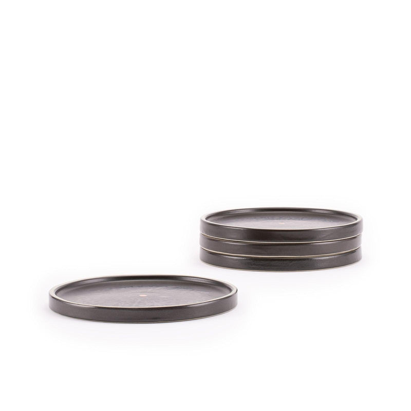 Round Appetizer Platter Reflection (Set of 4)