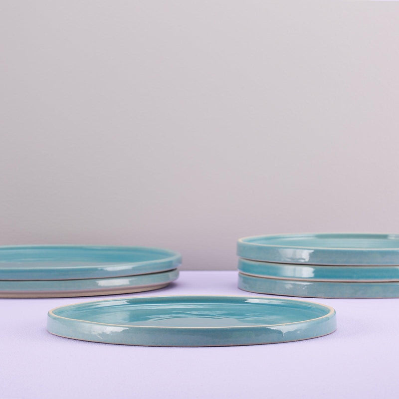 Round Pastel Platter Set (1 Large & 1 Medium)