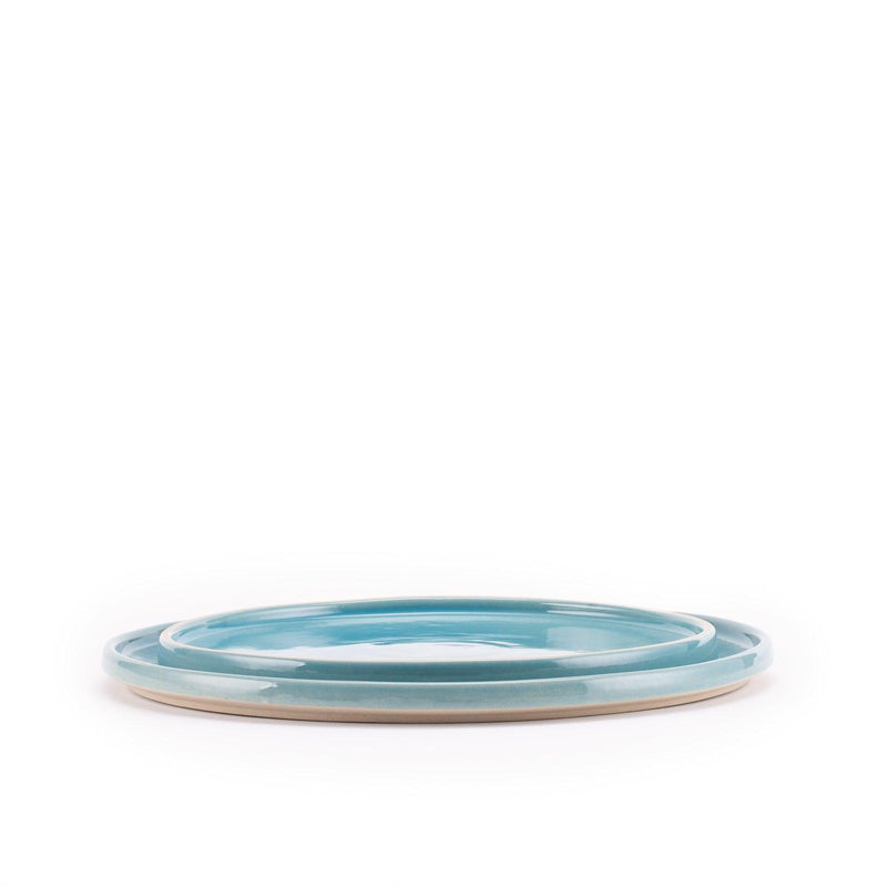 Round Pastel Platter Set (1 Large & 1 Medium)