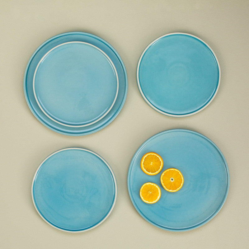 Round Pastel Platter Set (1 Large & 1 Medium)