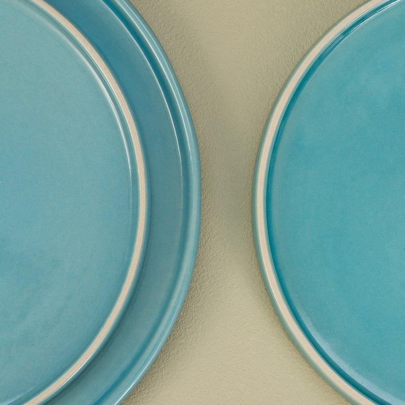 Round Pastel Platter Set (1 Large & 1 Medium)